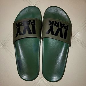 Gently worn Ivy Park slides